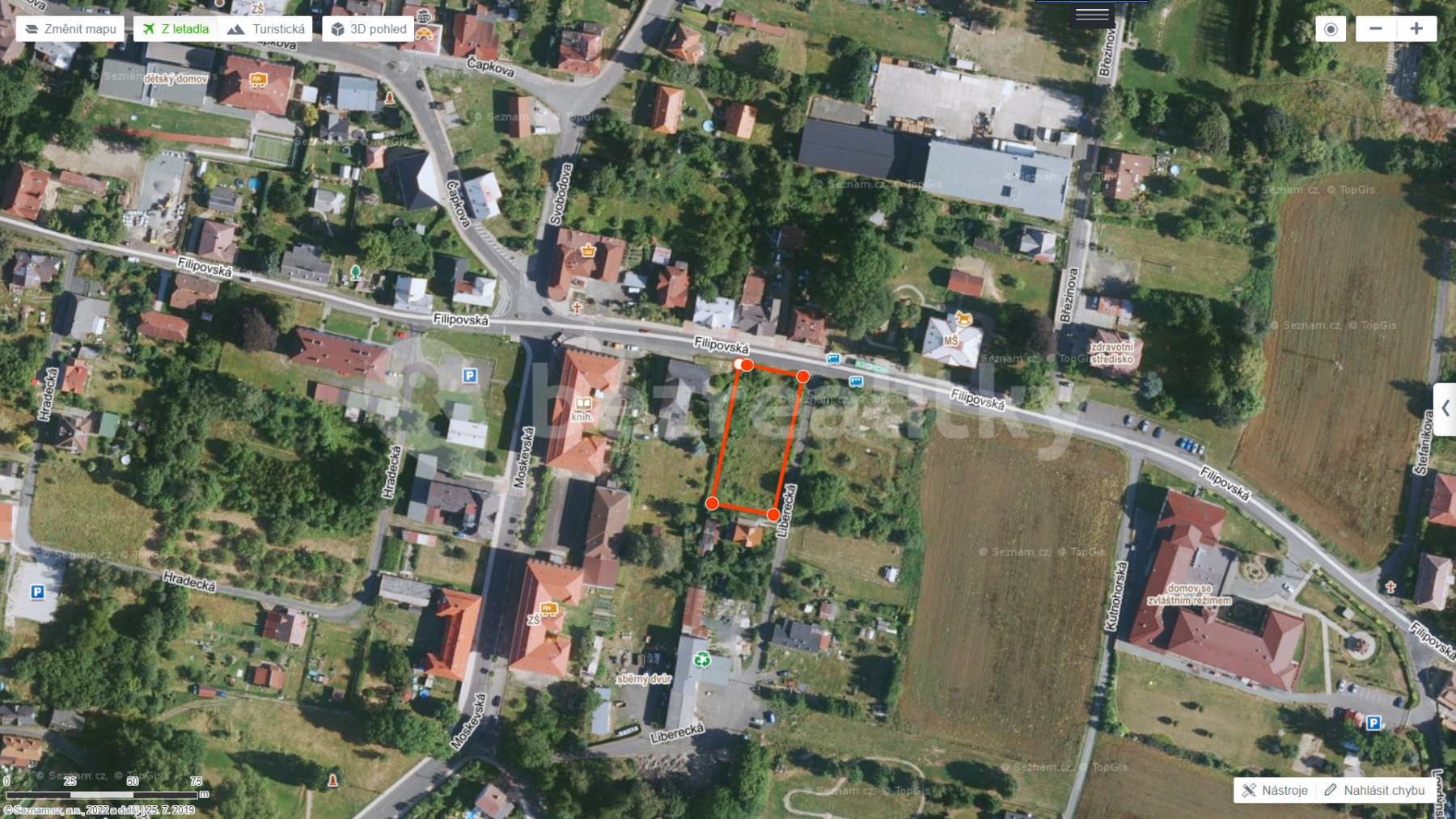 Predaj pozemku 1.757 m², Jiříkov, Ústecký kraj