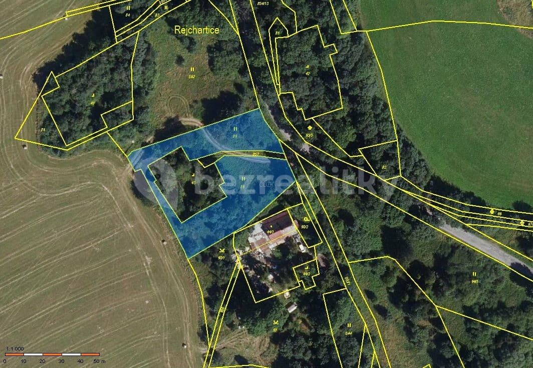Predaj pozemku 2.894 m², Dvorce, Moravskoslezský kraj