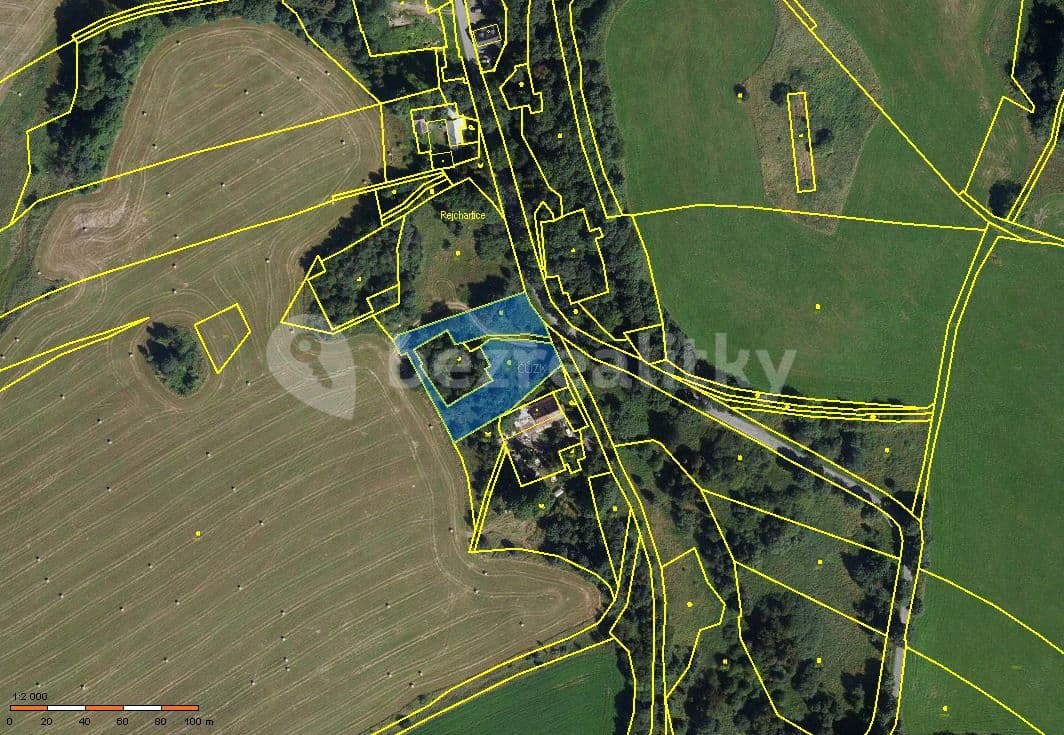 Predaj pozemku 2.894 m², Dvorce, Moravskoslezský kraj