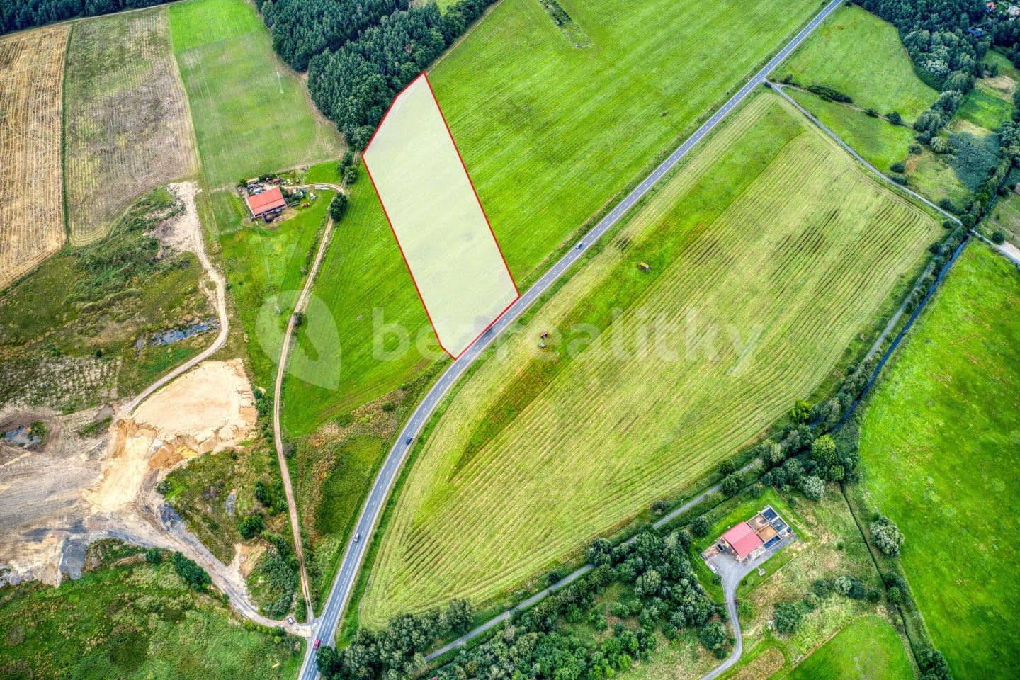 Predaj pozemku 9.925 m², Plzeňská, Líně, Plzeňský kraj