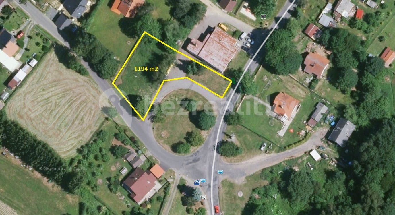 Predaj pozemku 1.194 m², Tři Sekery, Karlovarský kraj