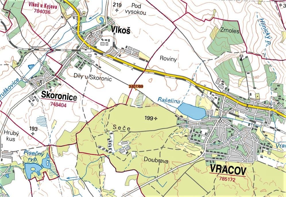 Predaj pozemku 111 m², Vracov, Jihomoravský kraj