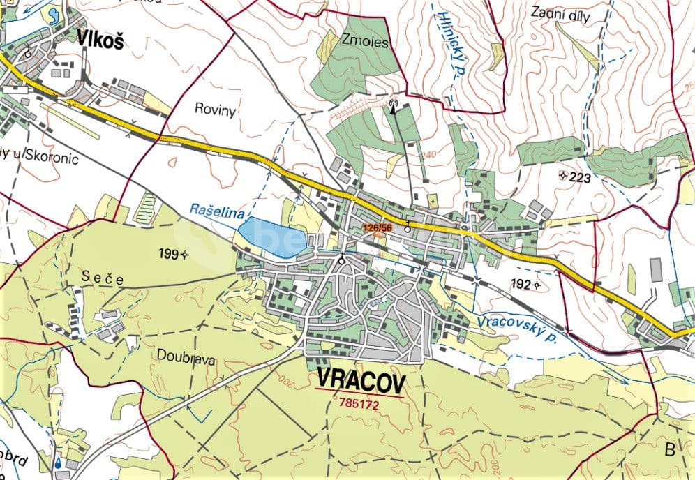 Predaj pozemku 410 m², Vracov, Jihomoravský kraj