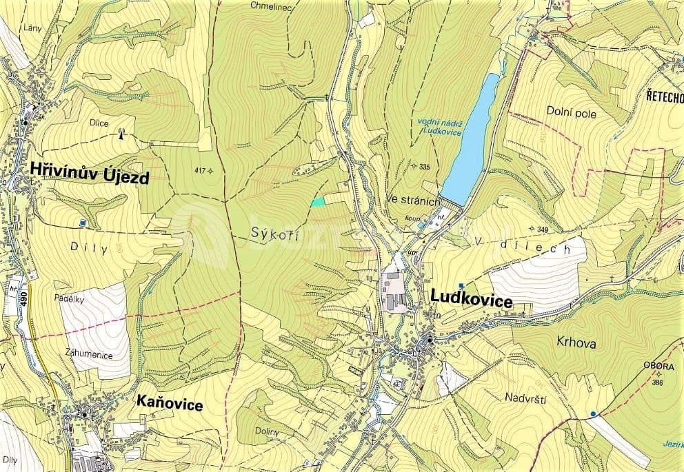 Predaj pozemku 2.841 m², Ludkovice, Zlínský kraj
