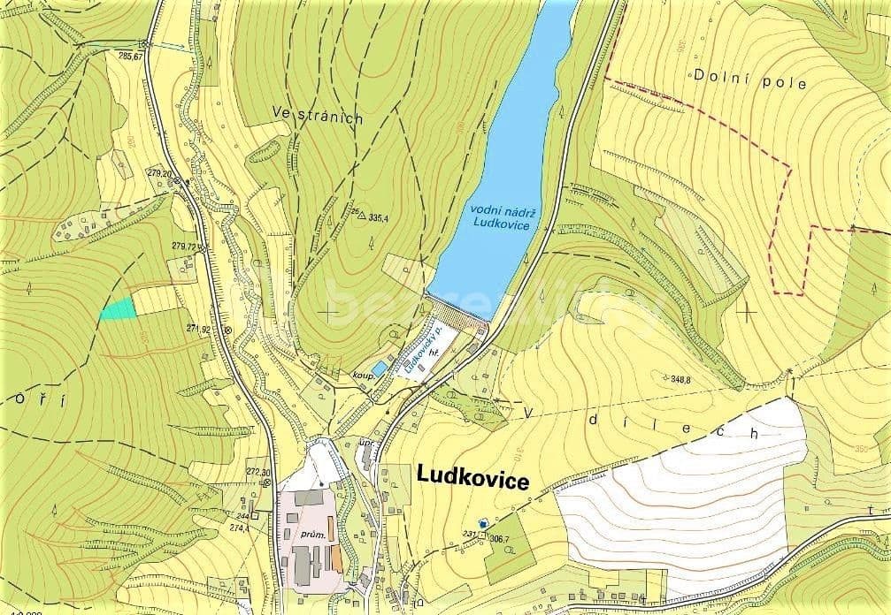 Predaj pozemku 2.841 m², Ludkovice, Zlínský kraj