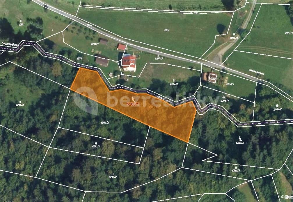 Predaj pozemku 4.913 m², Huslenky, Zlínský kraj