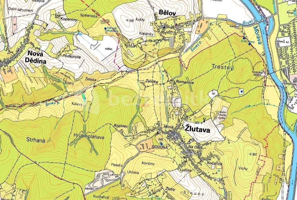 Predaj pozemku 1.302 m², Žlutava, Zlínský kraj