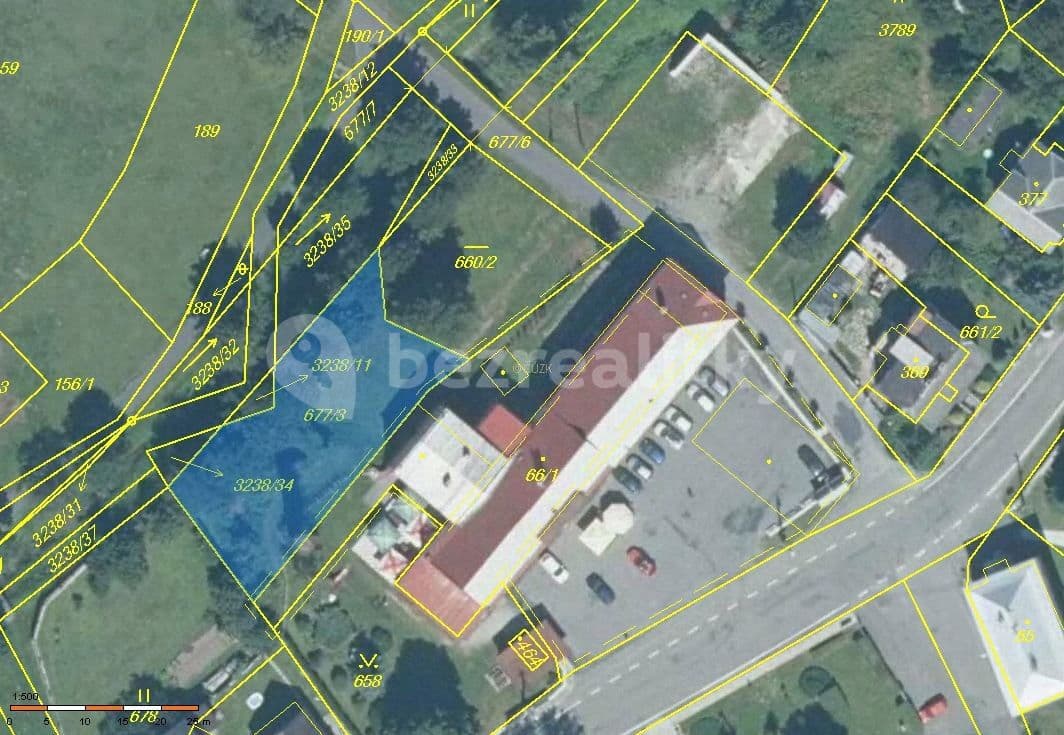 Predaj pozemku 1.155 m², Černá Voda, Olomoucký kraj