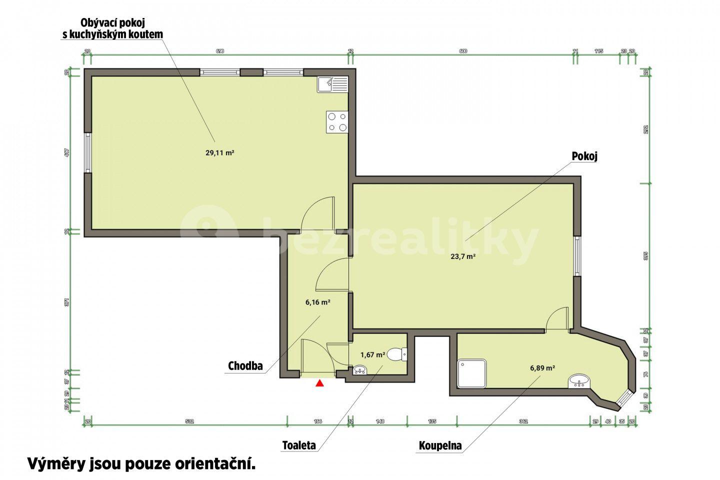 Predaj bytu 2-izbový 64 m², Ruská, Mariánské Lázně, Karlovarský kraj