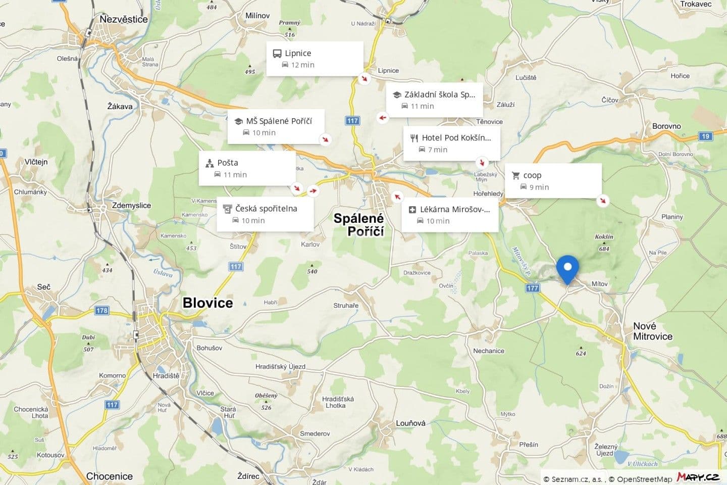 Predaj domu 220 m², pozemek 8.981 m², Nové Mitrovice, Plzeňský kraj