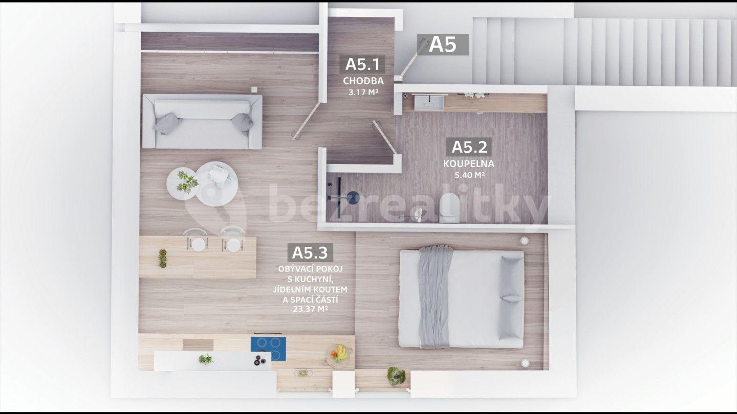 Predaj bytu 1-izbový 32 m², Dvory nad Lužnicí, Jihočeský kraj