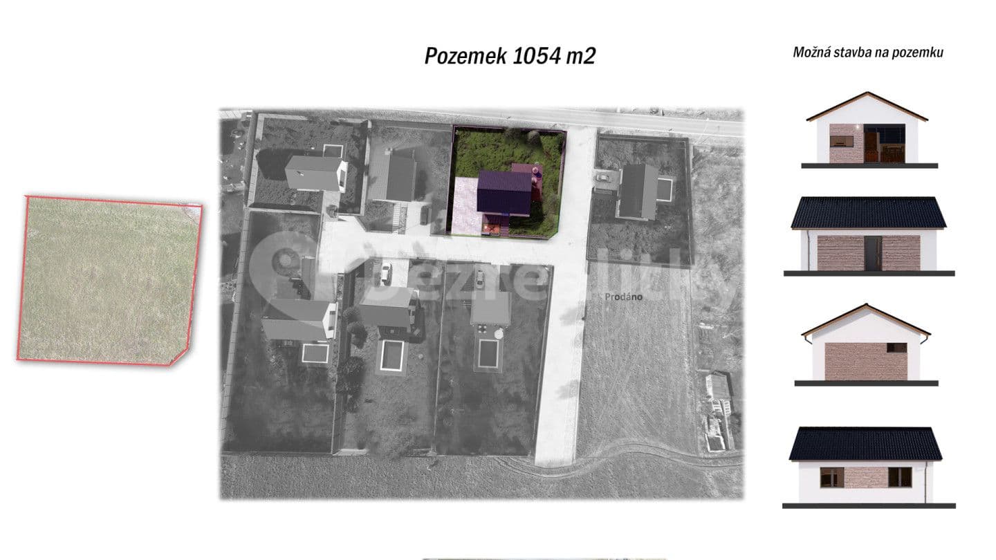 Predaj pozemku 1.054 m², Sedlčany, Středočeský kraj