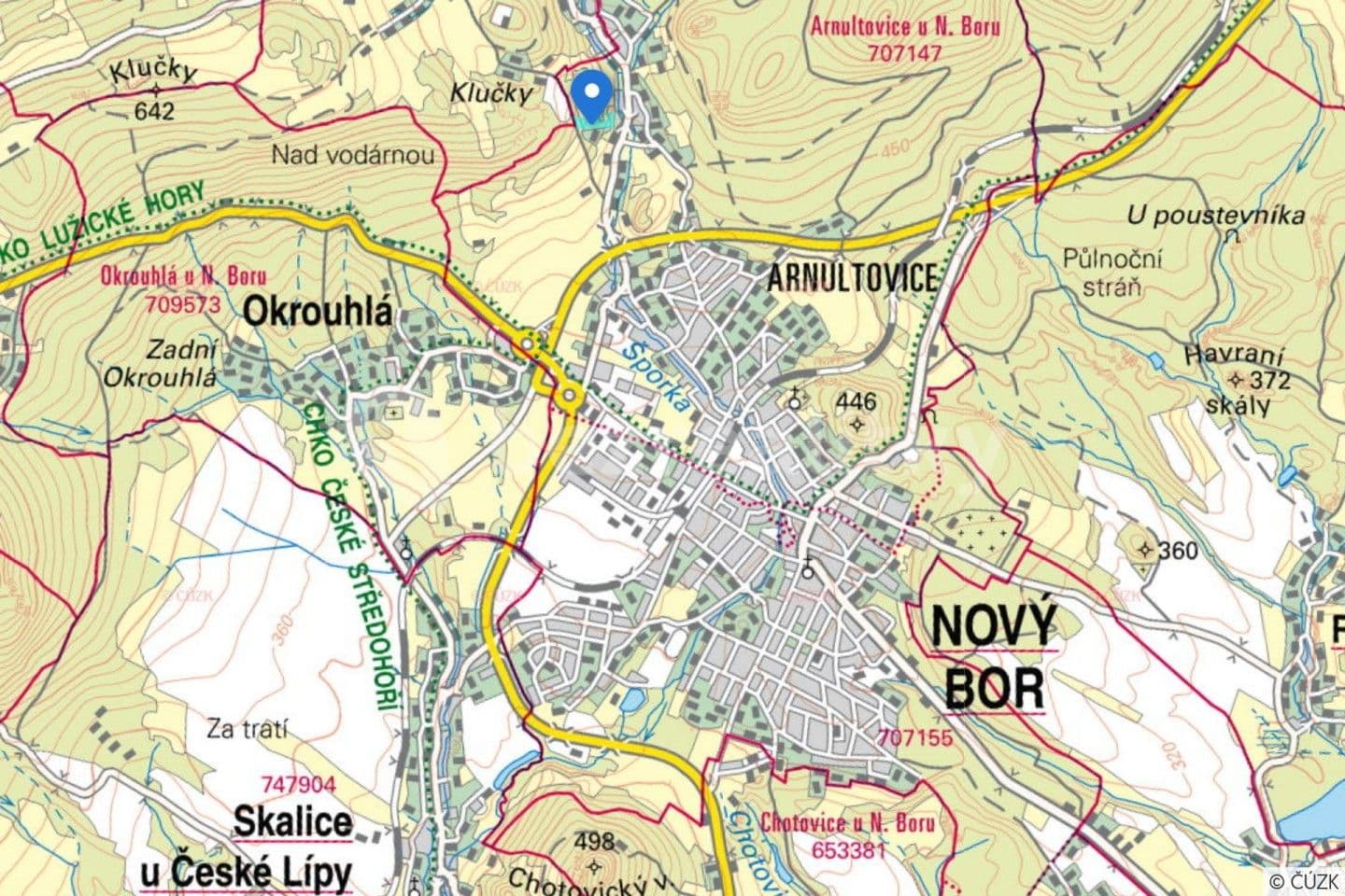 Predaj pozemku 12.064 m², Nový Bor, Liberecký kraj