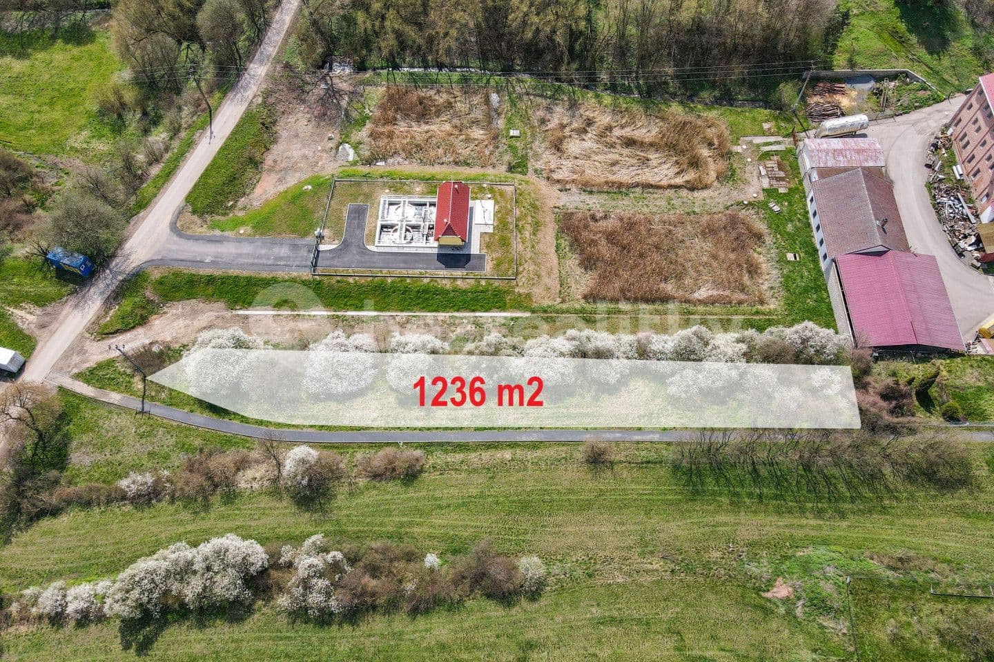 Predaj pozemku 1.236 m², Čistá, Středočeský kraj