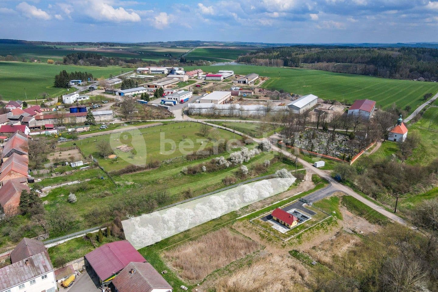 Predaj pozemku 1.236 m², Čistá, Středočeský kraj