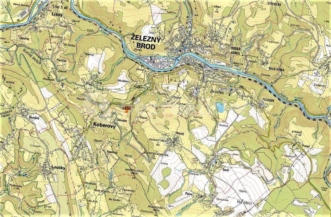 Predaj pozemku 2.693 m², Koberovy, Liberecký kraj