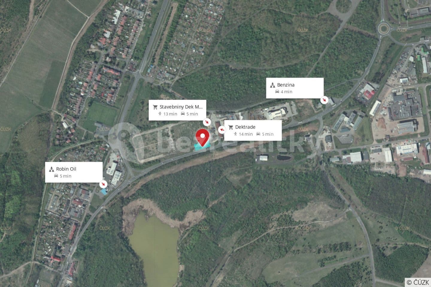 Predaj pozemku 2.824 m², Čepirožská, Most, Ústecký kraj