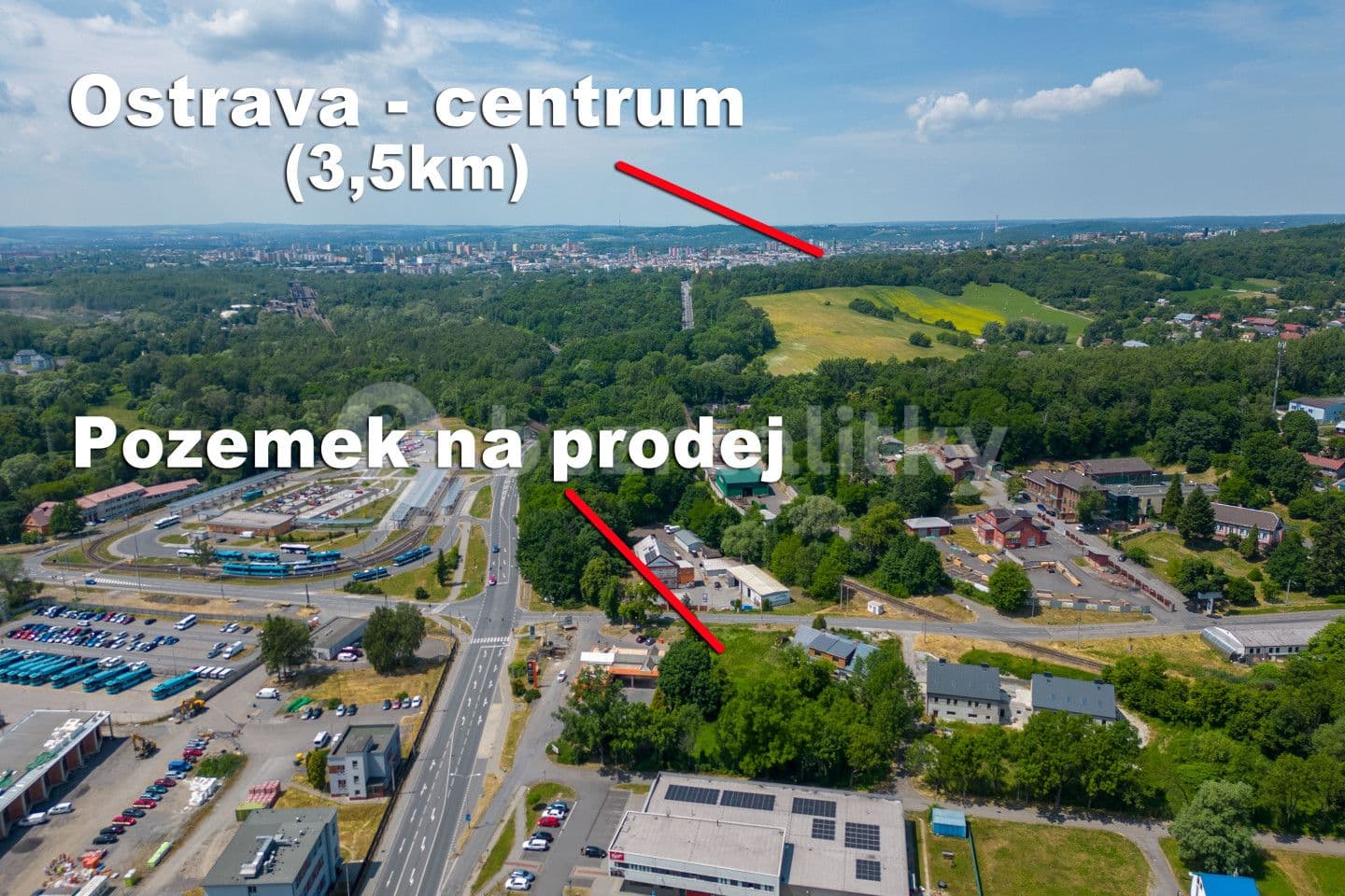 Predaj pozemku 603 m², Slívova, Ostrava, Moravskoslezský kraj