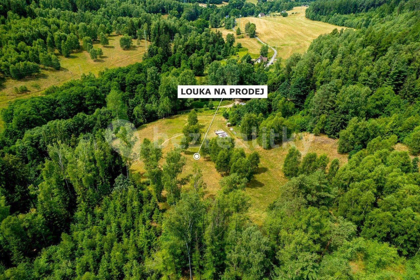 Predaj pozemku 7.756 m², Dlouhý Most, Liberecký kraj