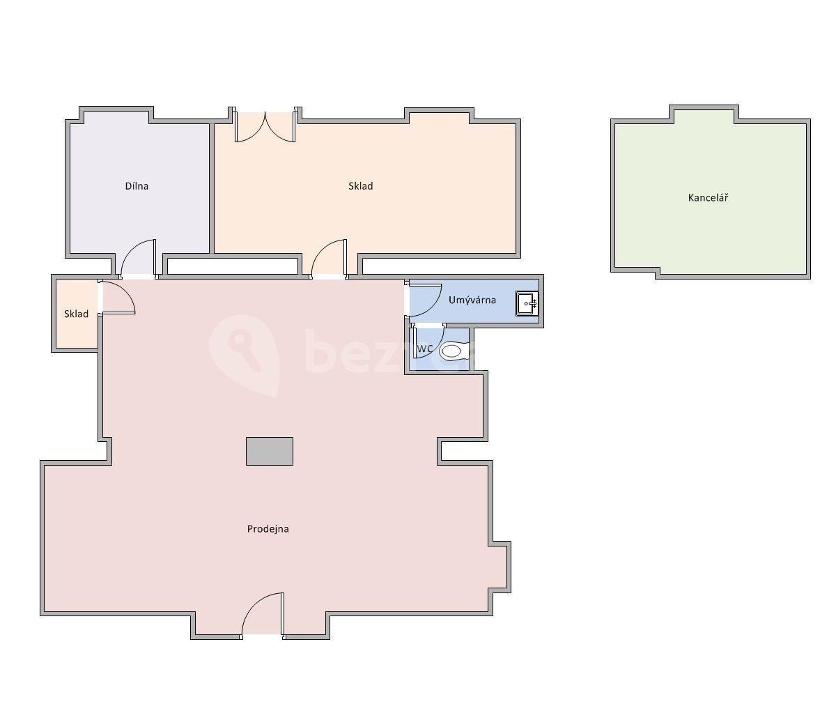 Prenájom nebytového priestoru 104 m², Hlavní třída, Havířov, Moravskoslezský kraj
