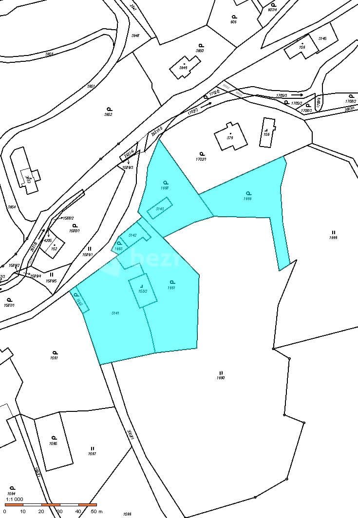 Predaj pozemku 5.869 m², Vlčice, Olomoucký kraj