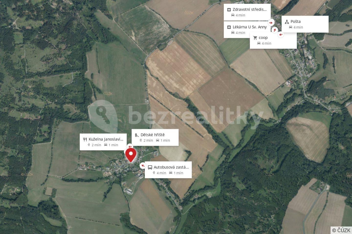 Predaj rekreačného objektu 75 m², pozemek 313 m², Rohle, Olomoucký kraj