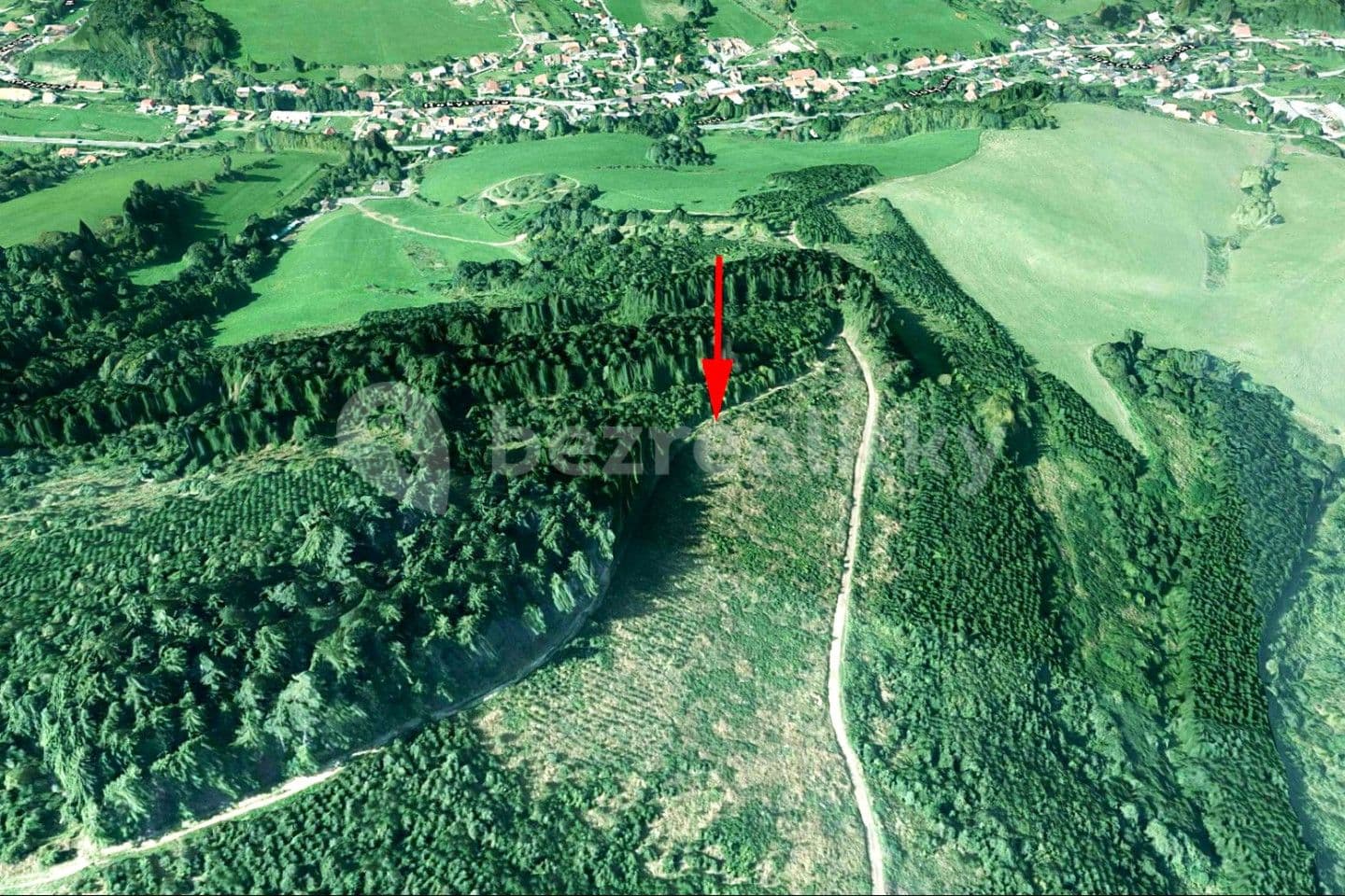 Predaj pozemku 5.445 m², Lhota u Vsetína, Zlínský kraj