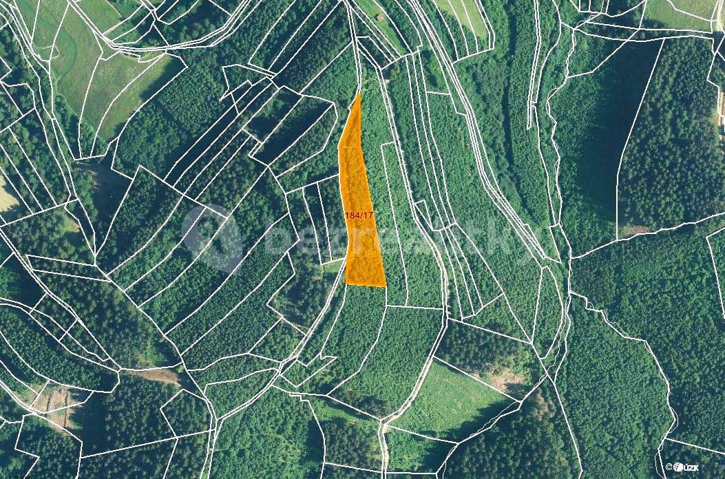 Predaj pozemku 5.445 m², Lhota u Vsetína, Zlínský kraj