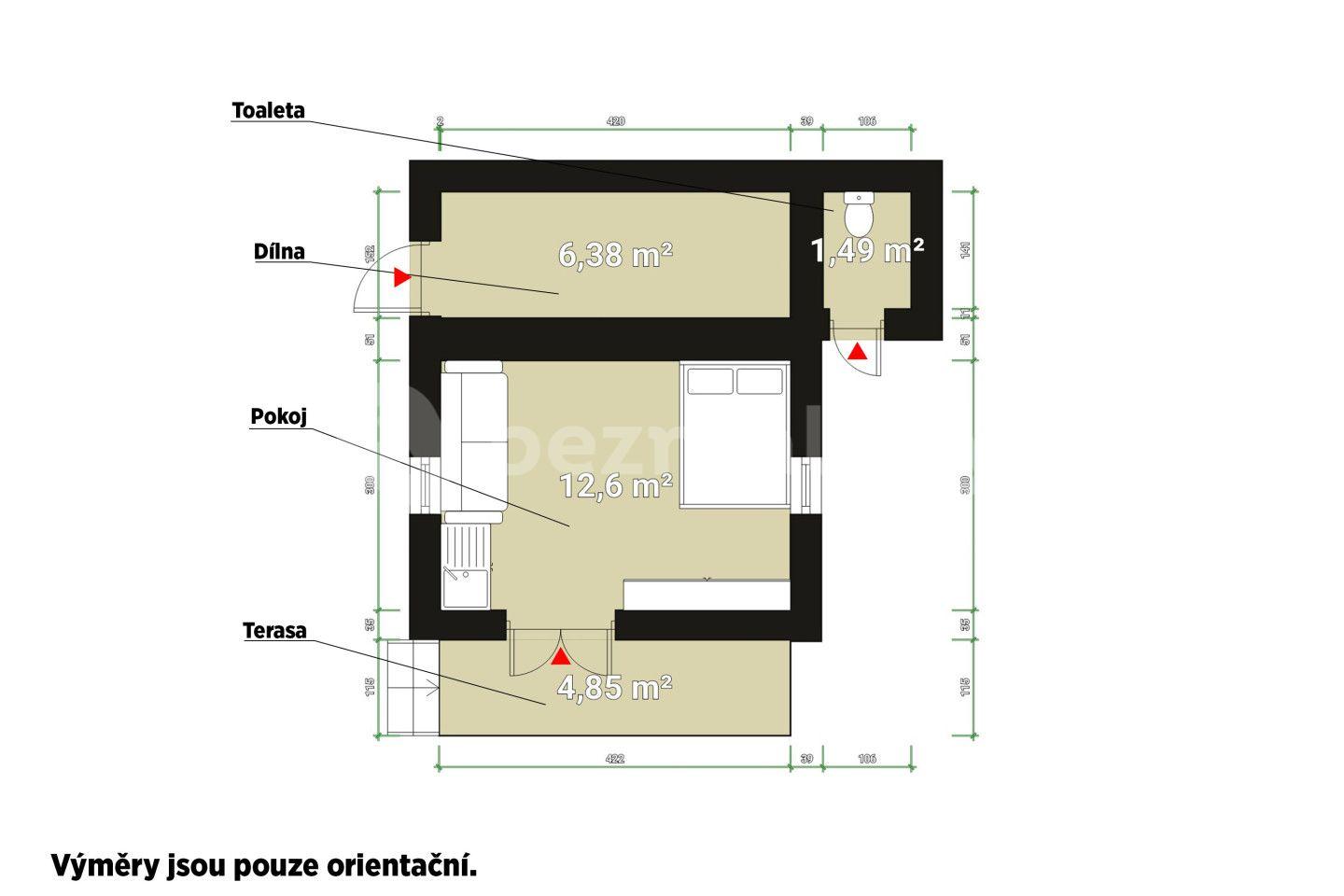 Predaj rekreačného objektu 31 m², pozemek 243 m², Plasy, Plzeňský kraj