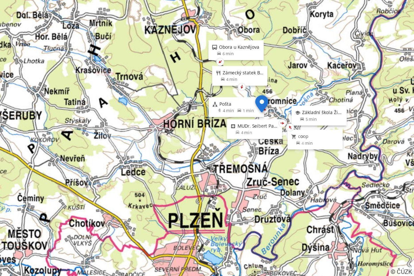 Predaj pozemku 1.189 m², Hromnice, Plzeňský kraj