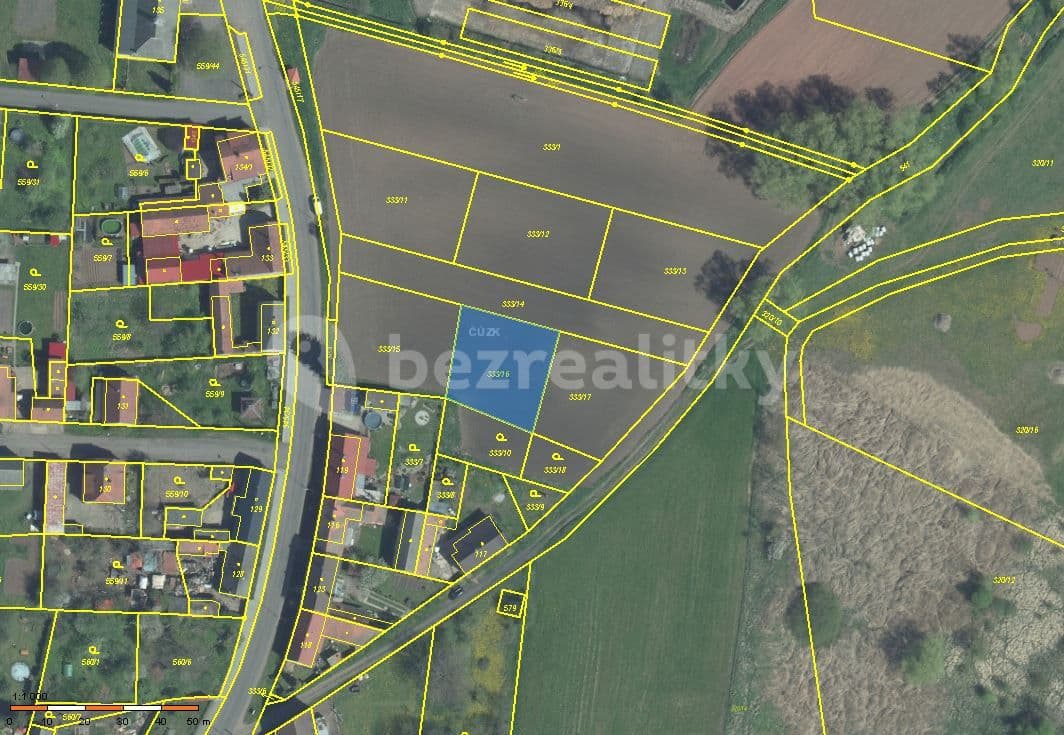Predaj pozemku 669 m², Vinařice, Ústecký kraj