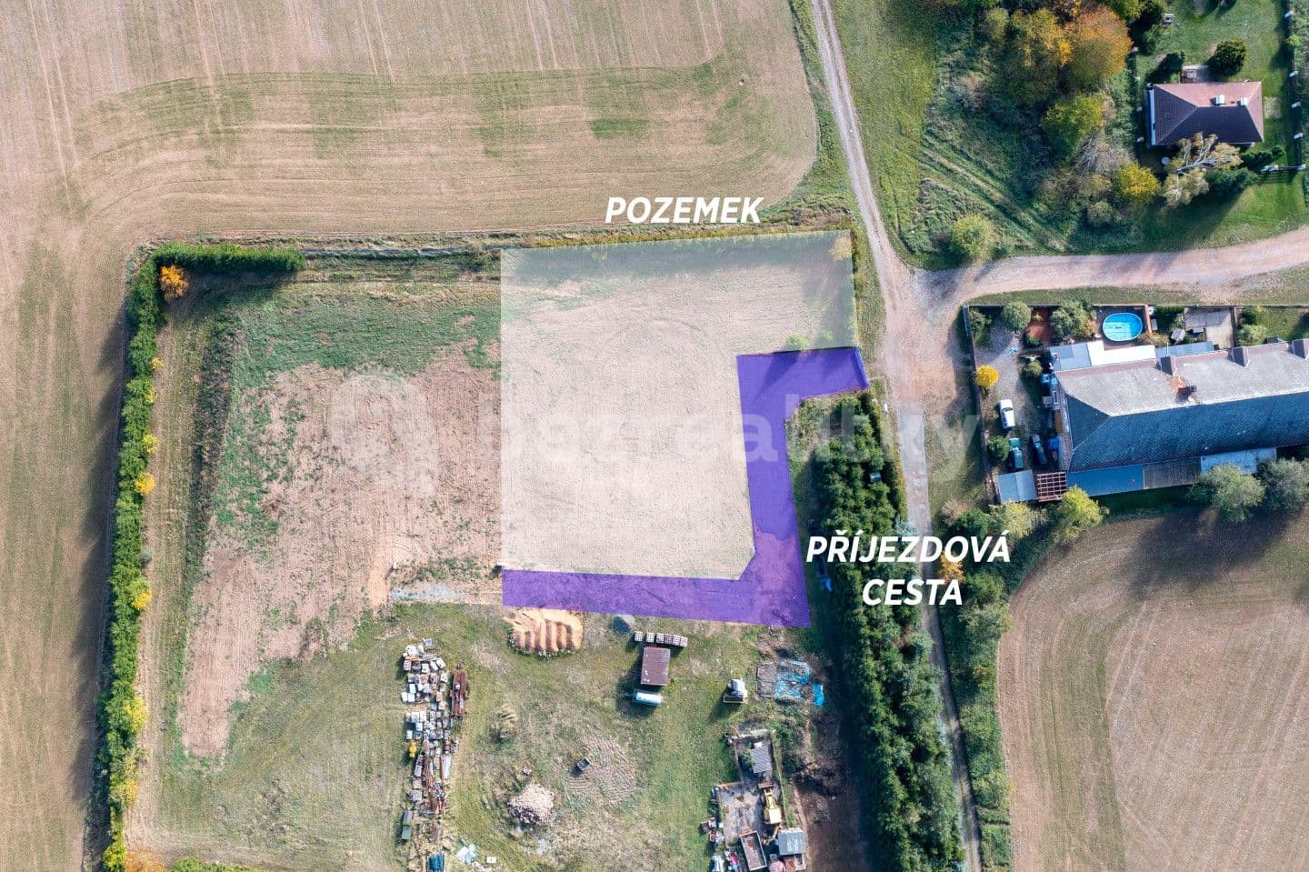 Predaj pozemku 1.966 m², Lazsko, Středočeský kraj