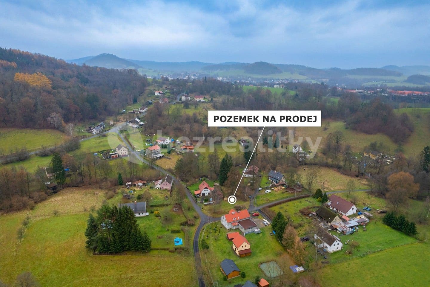 Predaj pozemku 2.242 m², Česká Kamenice, Ústecký kraj