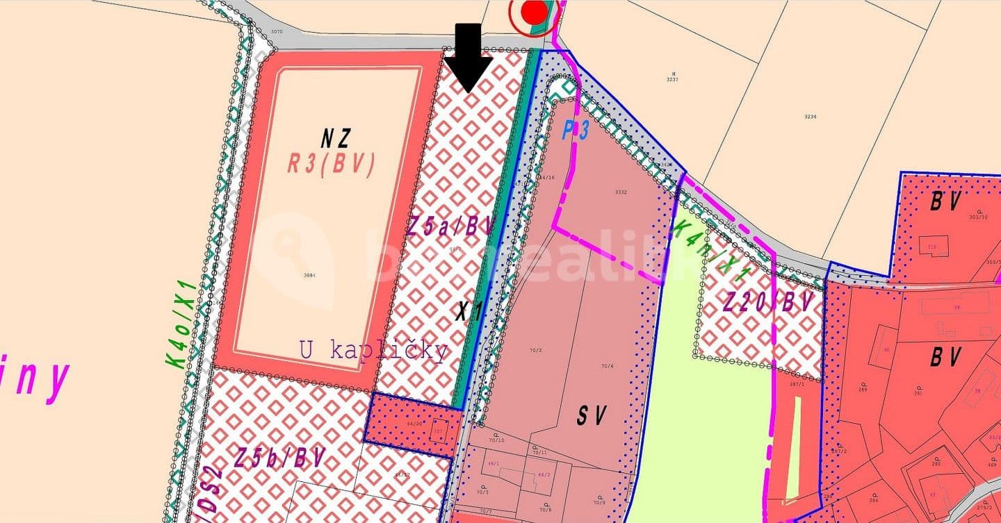 Predaj pozemku 8.545 m², Hřibiny-Ledská, Královéhradecký kraj