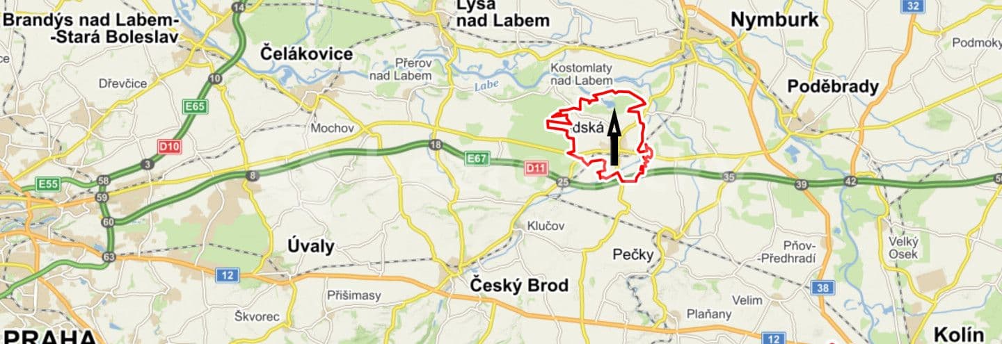 Predaj pozemku 393 m², Sadská, Středočeský kraj