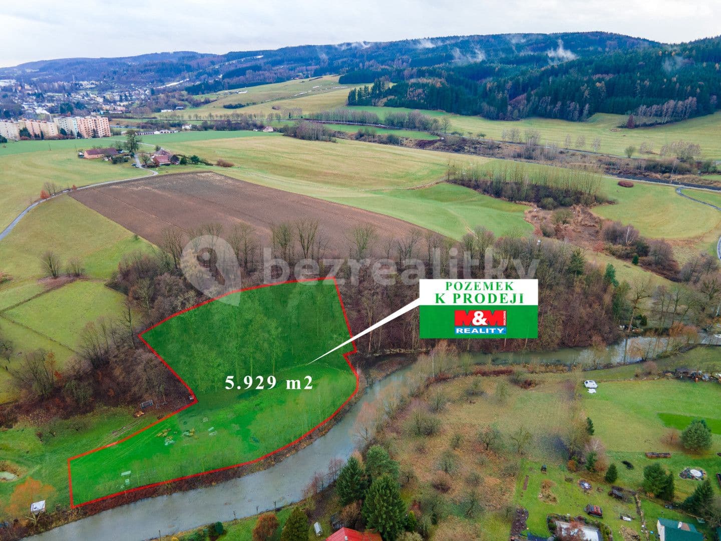 Predaj pozemku 5.929 m², Česká Třebová, Pardubický kraj