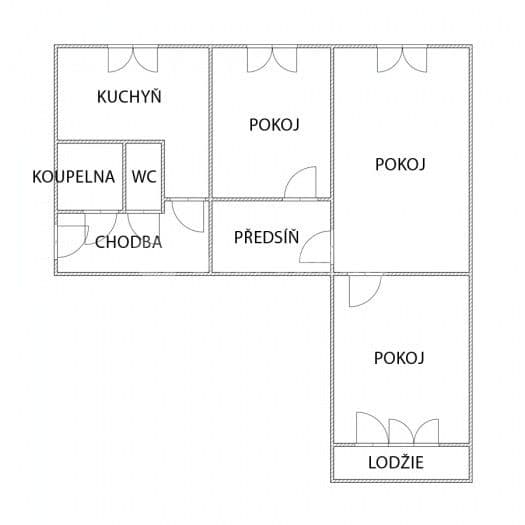 Predaj bytu 3-izbový 73 m², Sídliště 1. máje, Strakonice, Jihočeský kraj
