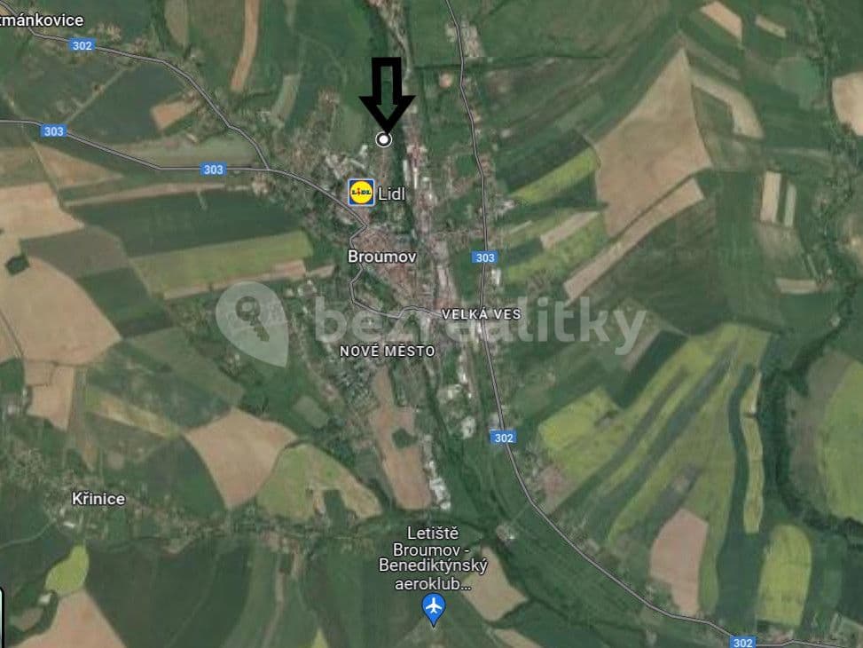 Predaj pozemku 982 m², Komenského, Broumov, Královéhradecký kraj