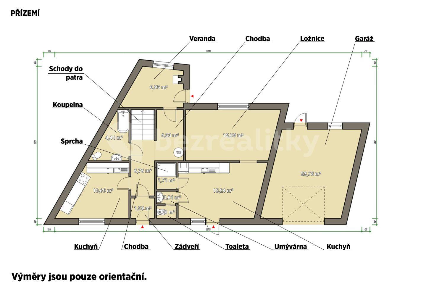 Predaj domu 138 m², pozemek 500 m², Cyrila a Metoděje, Podbořany, Ústecký kraj