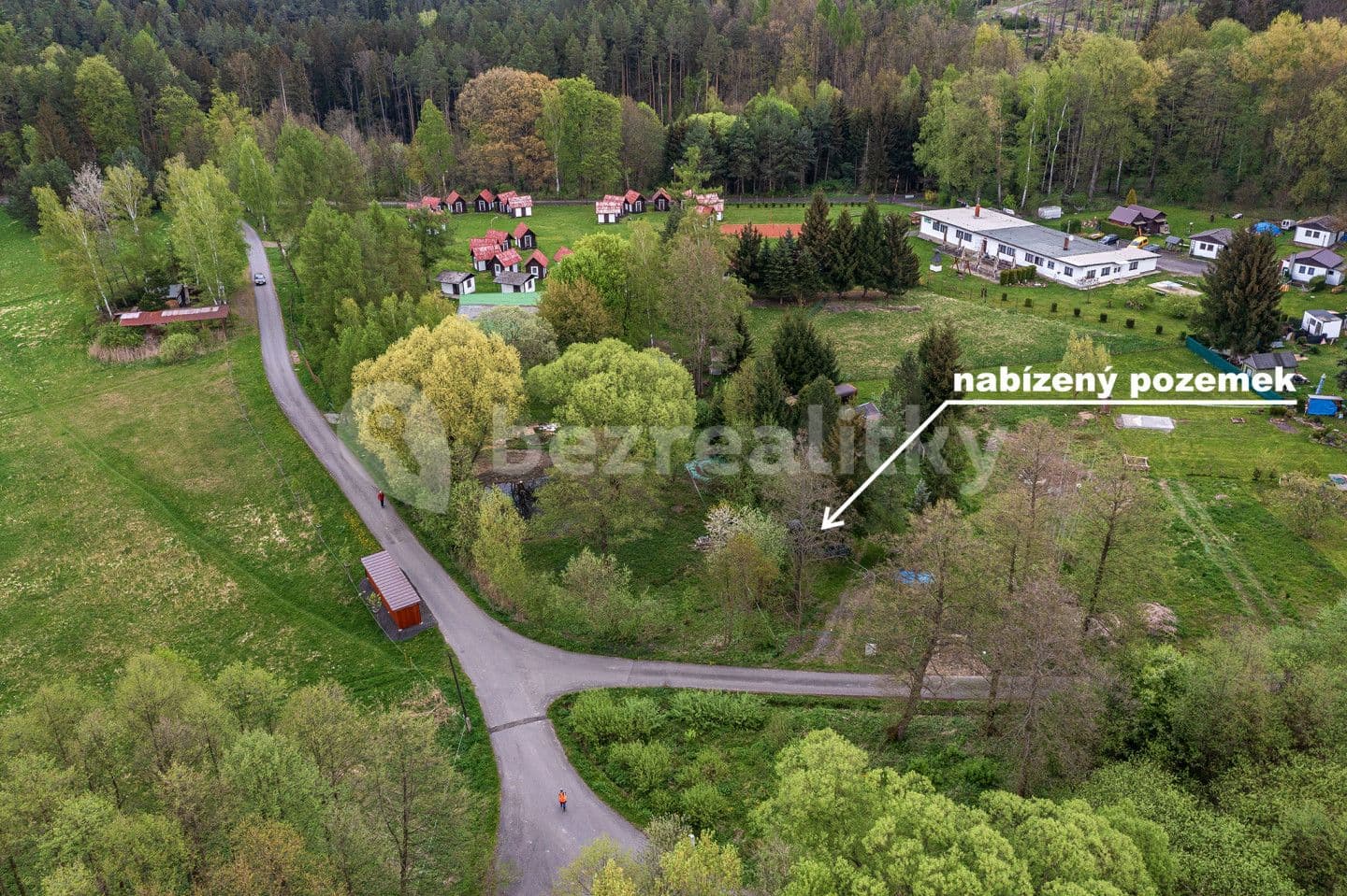 Predaj pozemku 1.227 m², Huntířov, Ústecký kraj