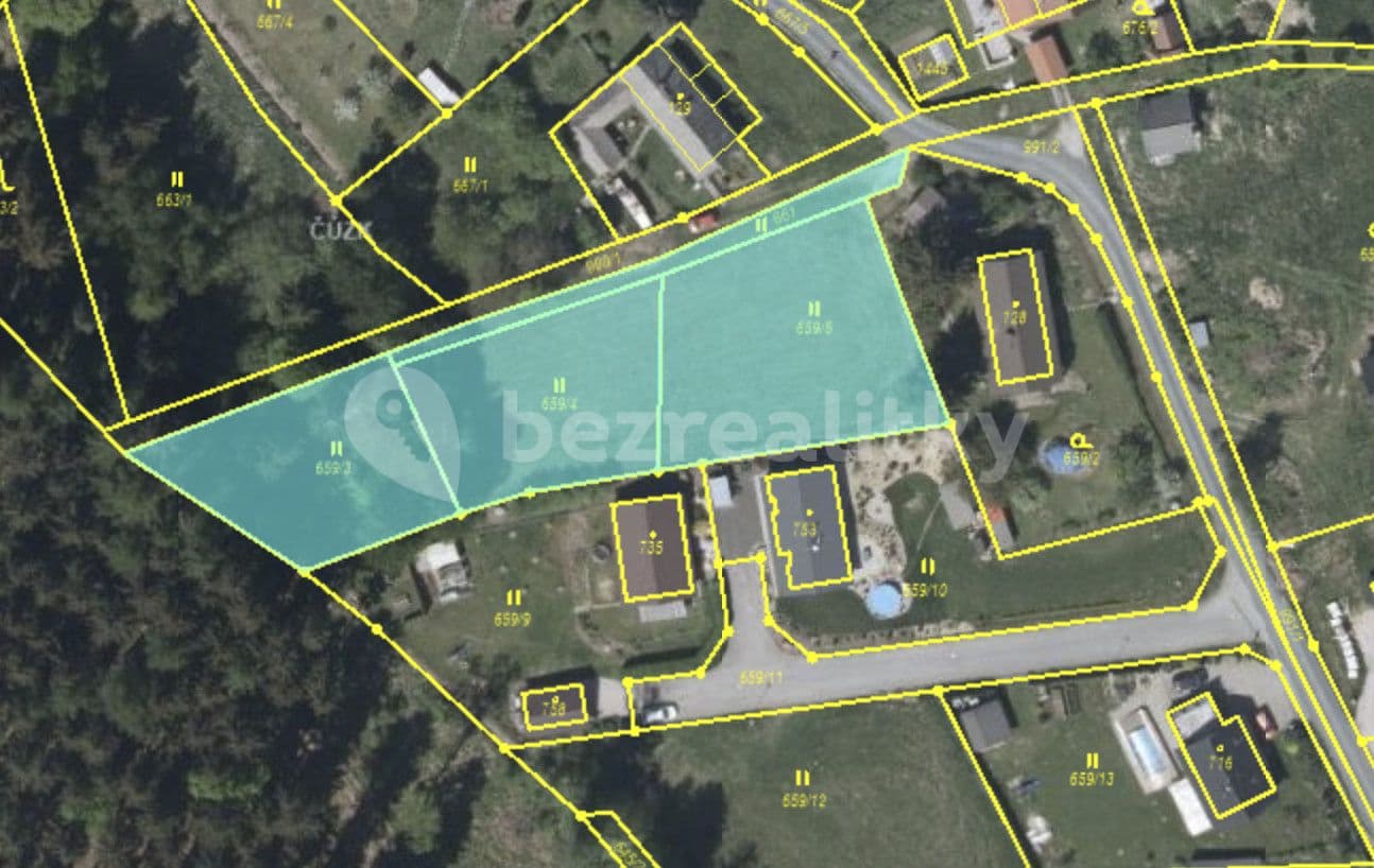 Predaj pozemku 1.344 m², Mostek, Královéhradecký kraj