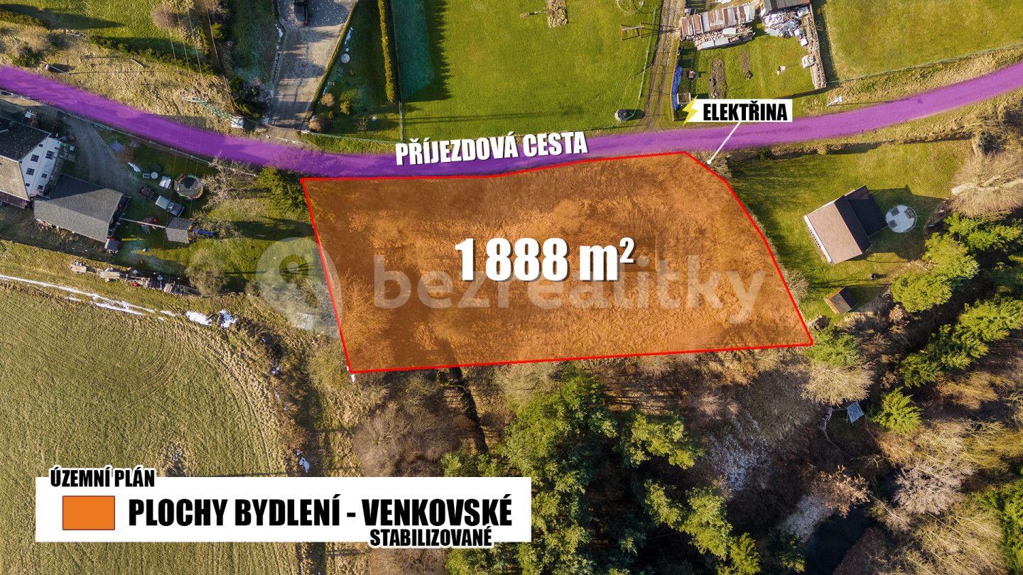 Predaj pozemku 1.888 m², Velký Valtinov, Liberecký kraj