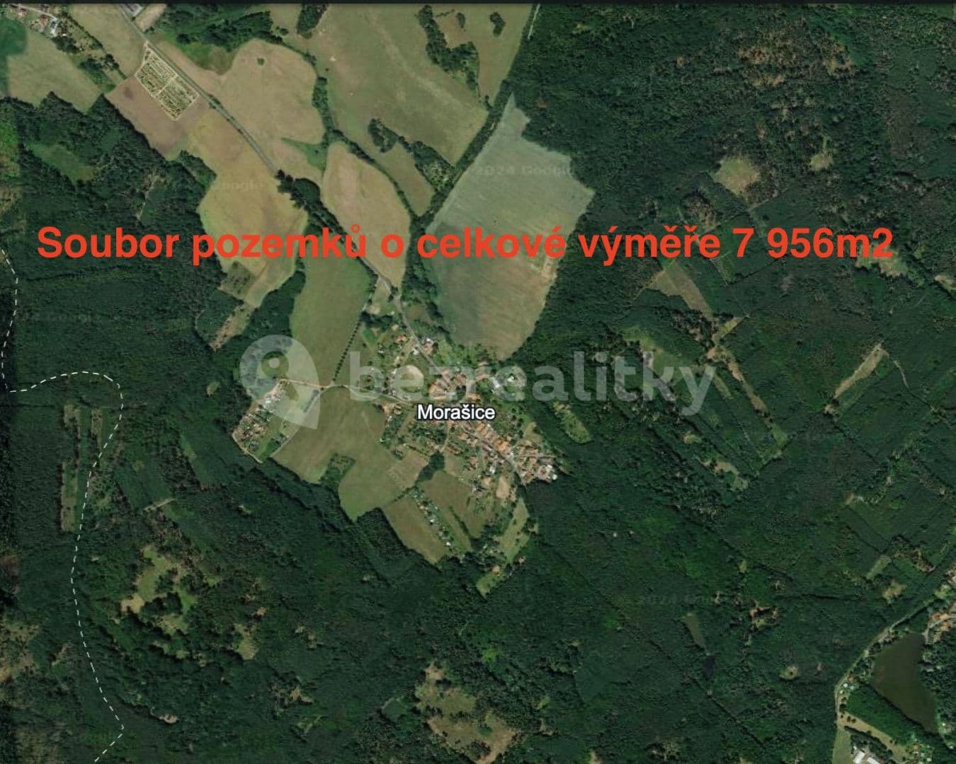 Predaj pozemku 7.956 m², Morašice, Pardubický kraj