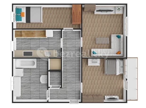 Predaj bytu 3-izbový 71 m², Smetáčkova, Slaný, Středočeský kraj
