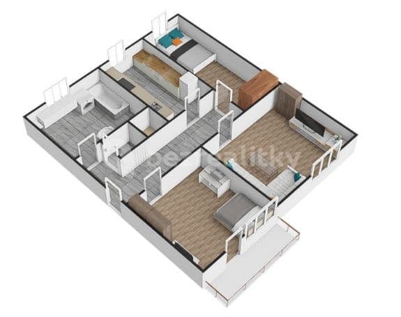 Predaj bytu 3-izbový 71 m², Smetáčkova, Slaný, Středočeský kraj