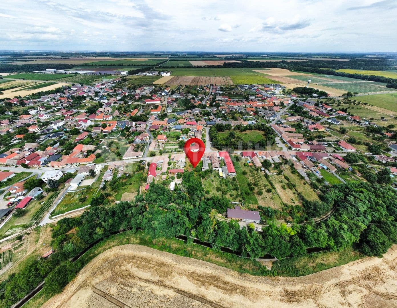 Predaj pozemku 1.206 m², Hrádek, Jihomoravský kraj