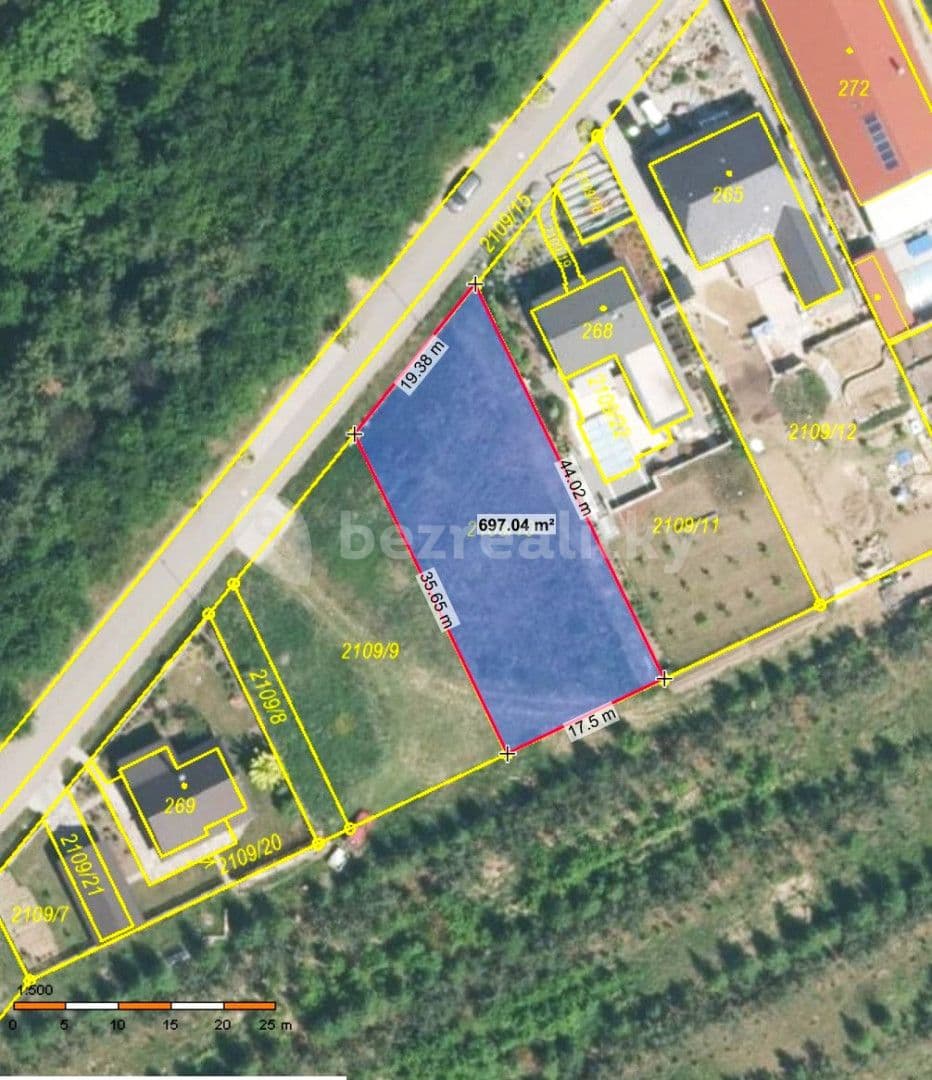 Predaj pozemku 697 m², Chvalkovice, Jihomoravský kraj