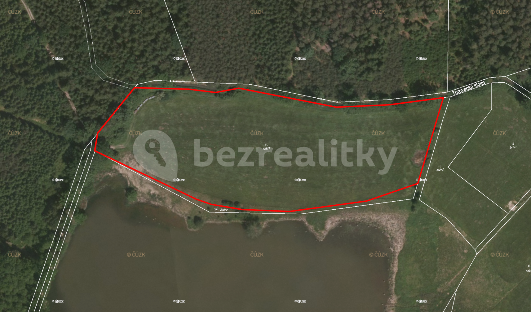 Predaj pozemku 22.536 m², 409, Turovec, Jihočeský kraj