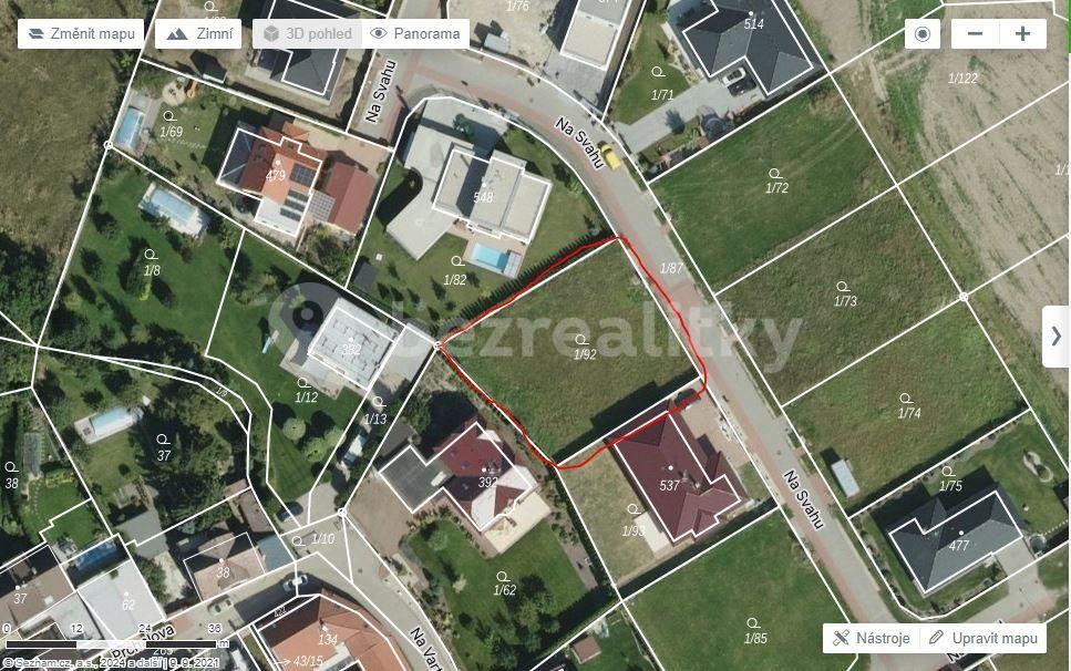 Predaj pozemku 932 m², Na svahu, Radonice, Středočeský kraj