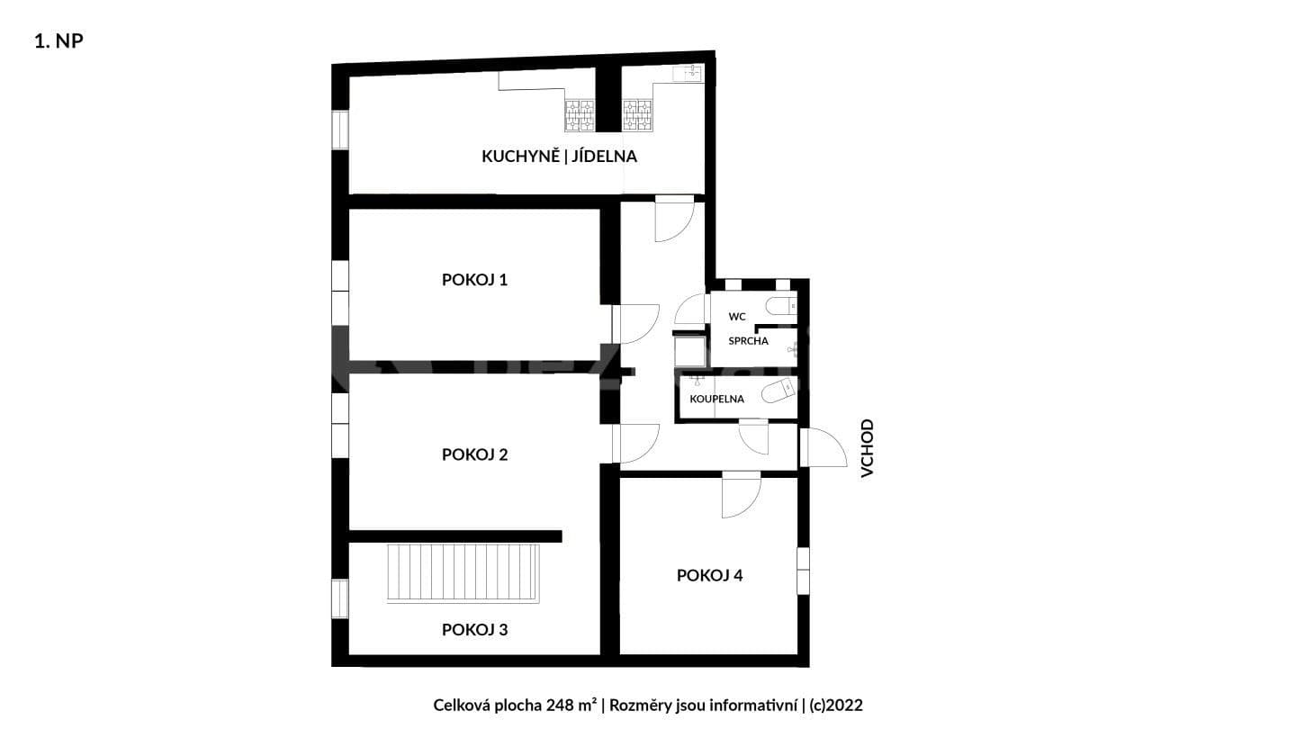 Predaj bytu 5-izbový 248 m², 1. máje, Třinec, Moravskoslezský kraj